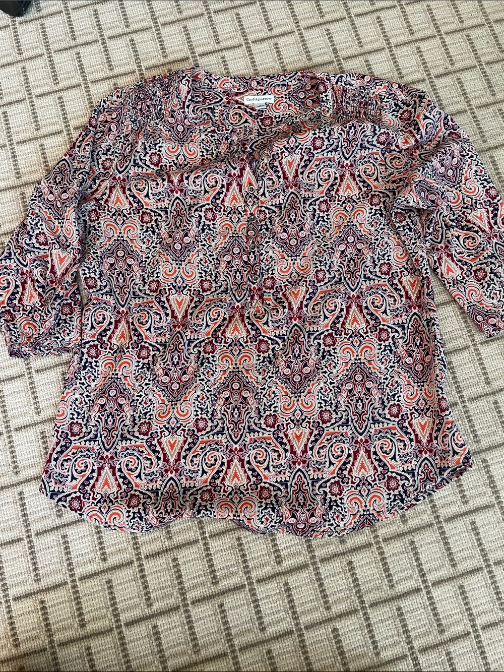 Craft&Barrow half sleeve blouse